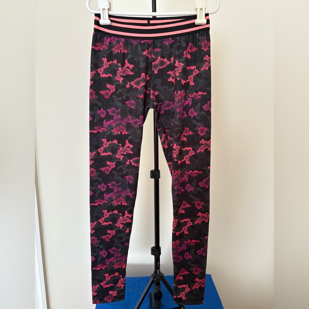 SO Kids Leggings with Pink and Black Design